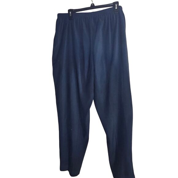 Alfred Dunner Navy Elastic Waist Pants, Size 18W – Comfortable & Classic [0207] - Picture 2 of 7